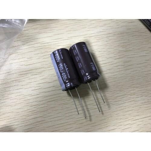 10pcs 150uF 400V NICHICON PT Series 18x35mm High Ripple Current High Reliability 400V150uF Aluminum Electrolytic capacitor