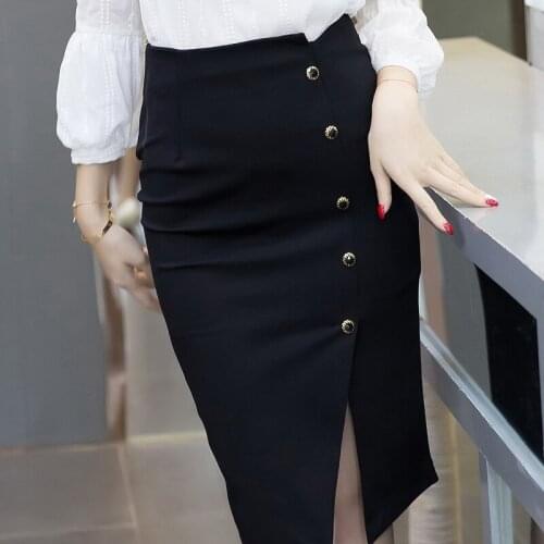 Baldauren Slit Pencil Skirts