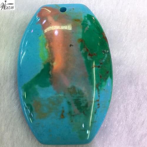 Free Shipping Beautiful jewelry 28x42mm Howlite Women Men Pendant Bead PC7122