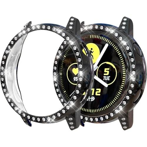 Watch case for Samsung Galaxy Watch Active 1 Diamond Cover Screen Protection Case bumper shell Protector watch accessories