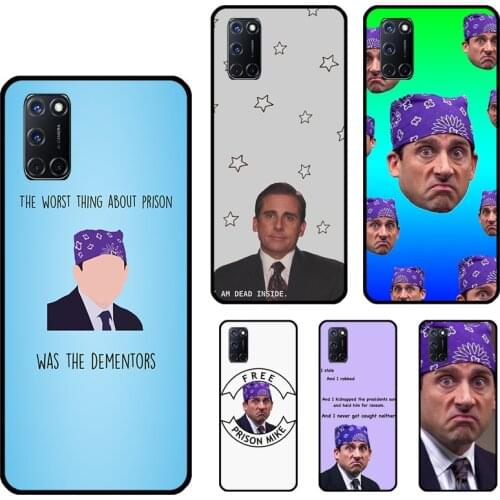 The Office Prison Mike Case For OPPO A53 2020 A31 A9 A5 A52 A72 Reno 4 Pro 2 Z A3S A5S A83 A91 A15 Phone Cover
