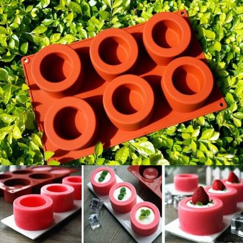 Cake design 6 hole Fort Seoul Meike Muffin cup silicone mold silicone nonstick bakeware Bowl Maker cake mould free shipping
