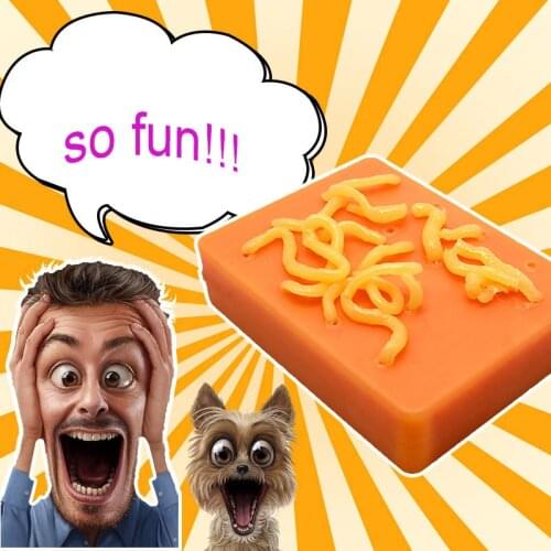 Funny Pimple Popping Popper Remover Toy with Refillable Pimple Pus Practical Jokes Stress Relief Squishy Toys