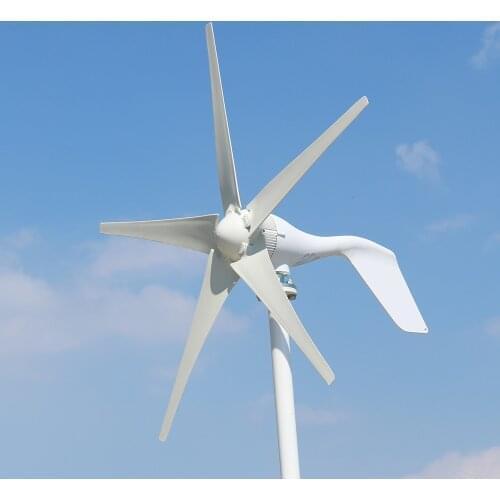 PL,ES and RU Warehouse 600W 12V 24V 5 Blades Free Energy Windmill Small Wind Turbine Generator For Home Farm Street Lamps Use
