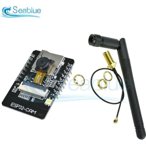 ESP32-CAM ESP-32S WiFi Module ESP32 Serial to WiFi ESP32 CAM Development Board 5V Bluetooth OV2640 Camera Module 2.4G Antenna