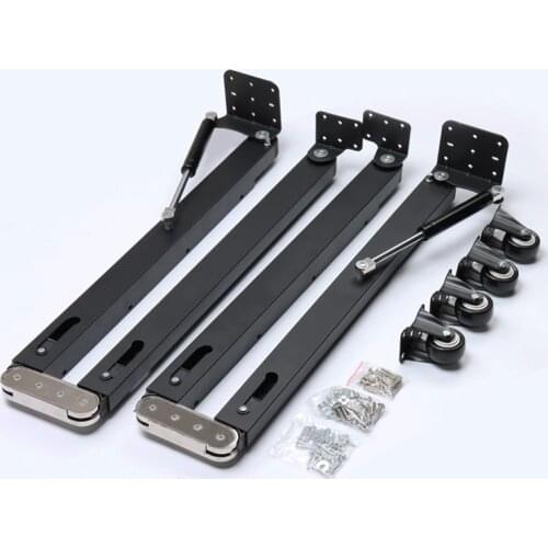 DIY Folded Table Mechanism Kit Hidden Book Table Hardware Set Gas spring Furniture Hinges