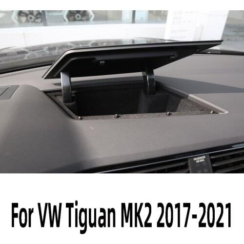 New Front Central Console Dash Storage Box Card Holder For VW Tiguan MQB 2 2017-2021 5NG857922A 5NG 857 922 A Car Accessories
