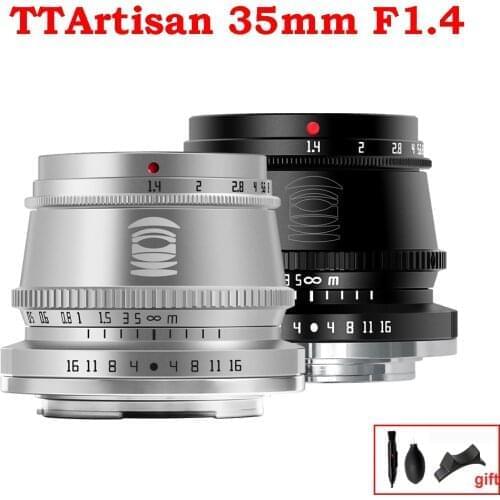 TTArtisan 35mm F1.4 APS-C Manual Focus Camera Lens for Canon EF-M Sony E Mount Fujifilm X M4/3 Leica L SIGMA Nikon Z Olympus
