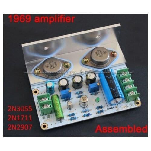 JLH 1969 class A power Amplifier Board HiFi High Quality PCB MOT / 2N3055 Fever amplifier board Assembled