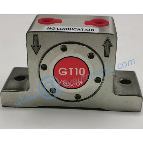 GT10 stainless steel Air Pneumatic Turbine Vibrator For Hopper Rotary Vibrator