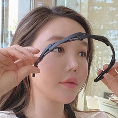 High Quality Scrub Fold Headbands Hairband Bezel for Hair Plastic Stretch HairBands HairHoop Girls Hair Accessories Wholesale