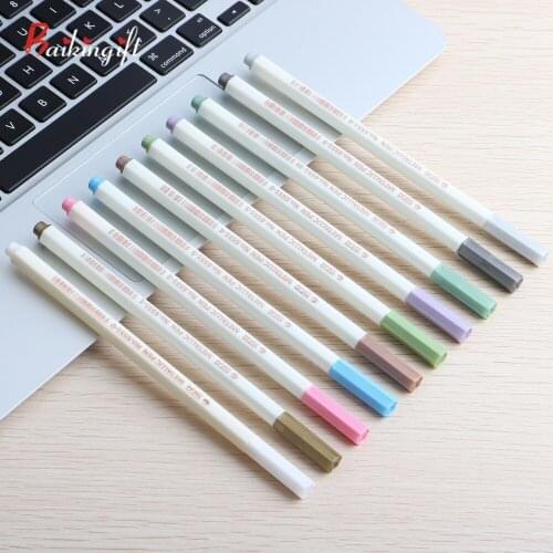 Promotion drawing Painting Marker Pens Metallic Color Pen for Black Paper Art Supplies Marker Stationery Material Signature Pen