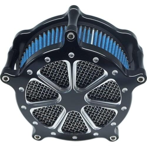Motorcycle Air Cleaner Intake Filter System For Harley Softail Touring Dyna Wide Glide Breakout Deluxe Heritage Springer 93-15