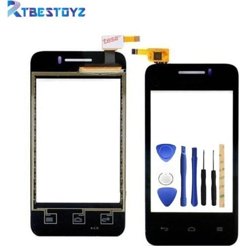 RTBESTOYZ Black Color Touch Screen Replacement For Huawei Y220 Touch Panel Glass Digtiizer