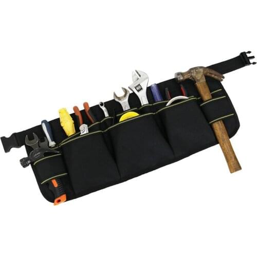 Multi-Pocket Convenient And Adjustable Hardware Repair Tool Belt Bag, Electrician Tool Bag