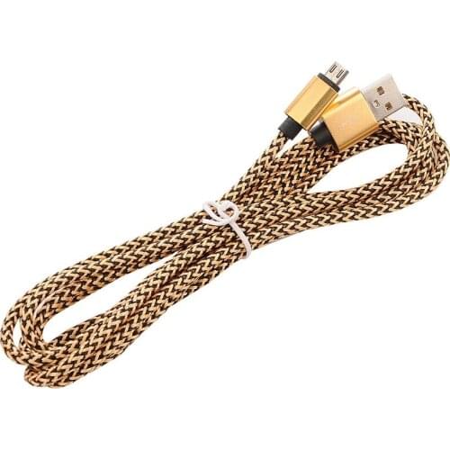 1M 2m 3m 2A good quality fast twist nylon covered Braided USB Data Sync Charger Cable for iPhone 7 6 7s i7 for android 300pcs