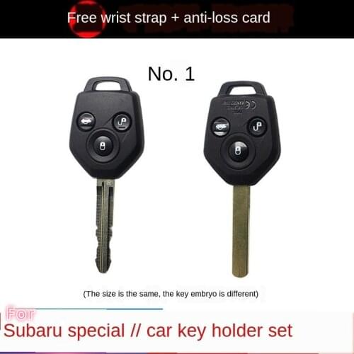 Dedicated To for Subaru Forester Outback XV For Subaru Modified Key Shell Remote Control Sleeve Leather Key Case