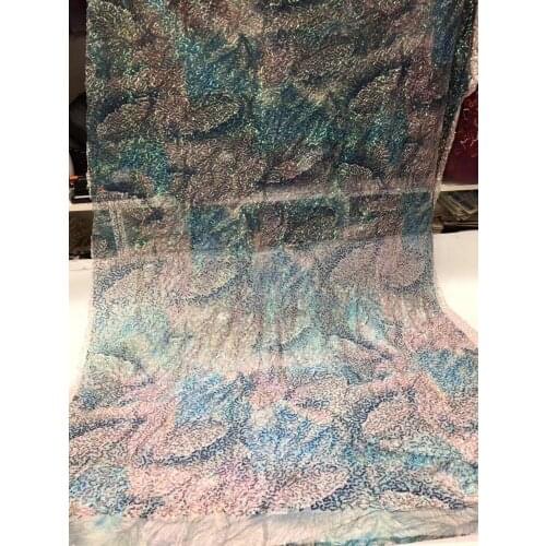 High Quality African Tulle Lace Fabric 5yard Embroidery French Net Lace SYJ-616824 African Lace Fabric