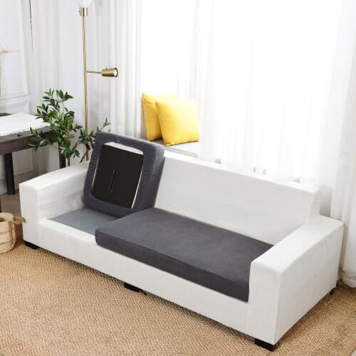Jacquard sofa cushion cover Solid color furniture protection cover jacquard thick sofa stretch sofa seat cover