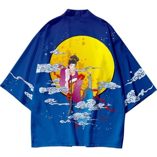 Plus Size Xxs-6xl Dragon Carp Street Fashion Beach Japanese Kimono Mujer Robe Cardigan Men Shirts Yukata Haori Womens Clothing