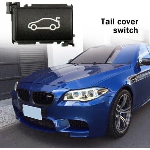 1 Pcs Car Trunk Unlock Release Button Cover For BMW 3/5/7 Series F20 F30 F35 F10 F11 F18 E84 OEM 61319200316 Car Accessories New