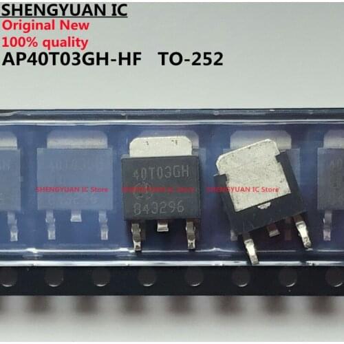 10-50 pcs AP40T03GH-HF 40T03GH TO-252 AP40T03GH AP40T03H 40T03H 30V/28A N-CHANNEL ENHANCEMENT MODE POWER MOSFET quality 100% new