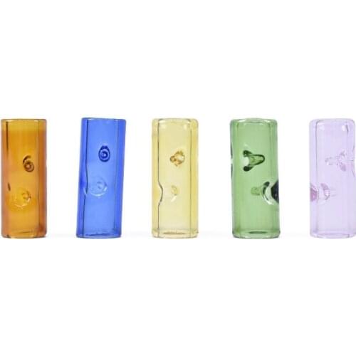 3pcs Colorful Glass Filter Tips
