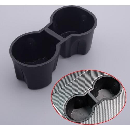 Car Black Non-Slip Insert Water Cup Holder Storage Box Limiter Part Fit For Tesla Model 3 2017 2018 2019 2020