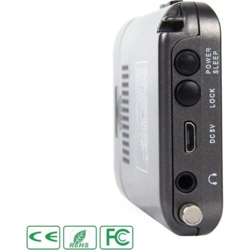 HRD-737 Digital LCD Display Full Band Radio Portable FM/AM/SW/CB/Air/VHF World Band Stereo Receiver Radio with Alarm Clock