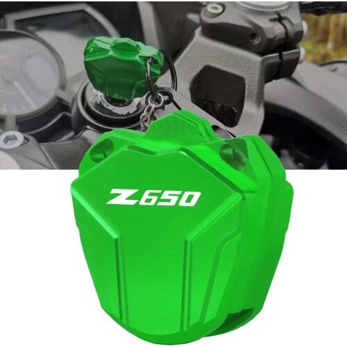 FOR KAWASAKI Z 650 2015 2016 2017 2018 2019 Accessories Motorcycle Z650 CNC Aluminum ABS (Key Without Chip) Key Case Cover Shell