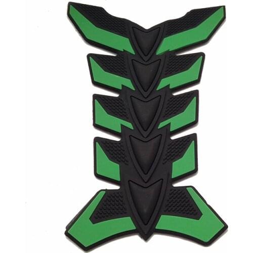 For Kawasaki Z800 Z1000 Motorcycle 3D Rubber Pad Oil Gas Fuel Tank Protector Cover Sticker Decal Fish Bone for Honda for Yamaha