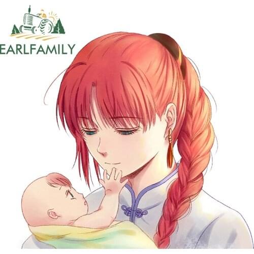 EARLFAMILY 13cm x 12.1cm for Silver Soul Waterproof Decal Motorcycle Helmet Scratch-proof Window Anime Vehicle Car Stickers