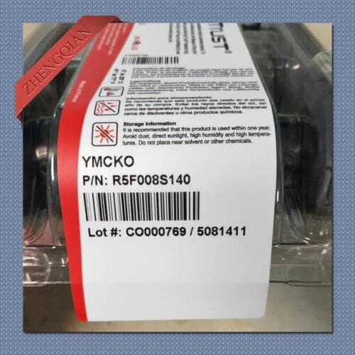 Evolis R5F008S140 ribbon replace R5F008S14 and R5F008S11 YMCKO color ribbon for Primacy id card printer