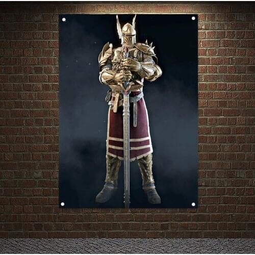 Christ Knight Flag Banner Medieval Warrior Armor Painting Hang on the wall 4 grommets Custom Flag indoor Decor Knight Templar B7
