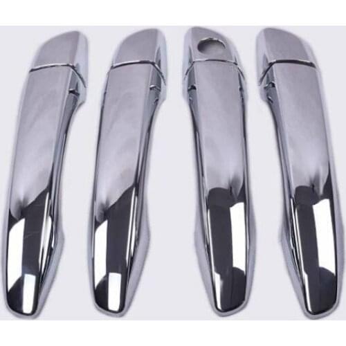 FUNDUOO For Peugeot 3008 2017 2018 New Chrome Car Door Handle Cover Trim Sticker Car Styling
