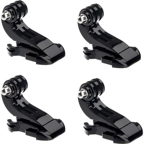 4PCS J Hook Buckle Chest Strap Helmet Mount Base For GoPro Hero 9 8 7 6 5 4 3 Yi 4K SJCAM SJ4000 H9 Action Camera Accessories