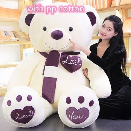 New Hot High Quality 4 Colors Teddy Bear With Sweater Stuffed Animals Bear Plush Toys Doll Pillow Kids Lovers Birthday Baby Gift