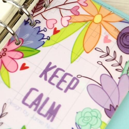 2016 New Arrive Jamie PP Separator Pages BLOOMING Flower 5 sheets Planner Divider Pages