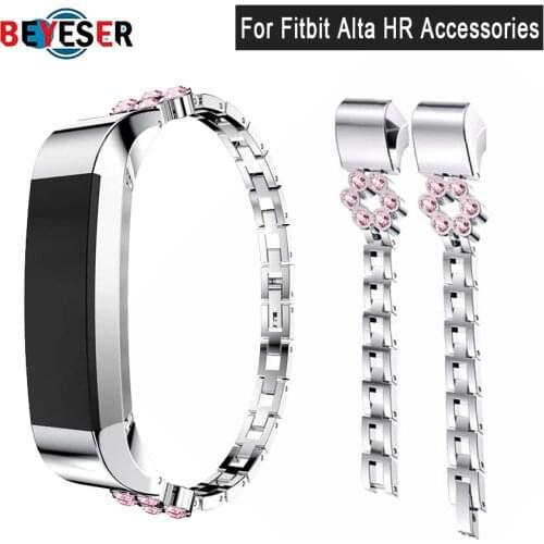 New Arrival 4 Colors Metal Steel Watch Band Replacement Strap For Fitbit Alta Alta HR Tracker Bracelet High Quality Accessories