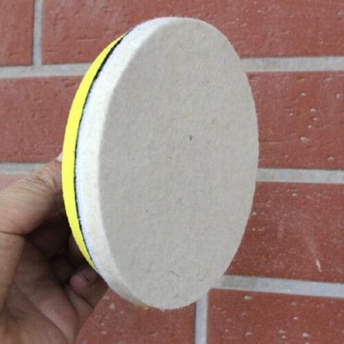 New 3pc/lot 4" 100mm Wool Polishing wheel Flocking wool round