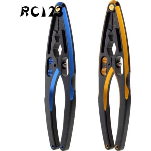 Blue Yellow Metal Multi Shock Clamp Shaft Pliers Absorber Assembly Disassembly Tool For RC CAR NEW ENRON