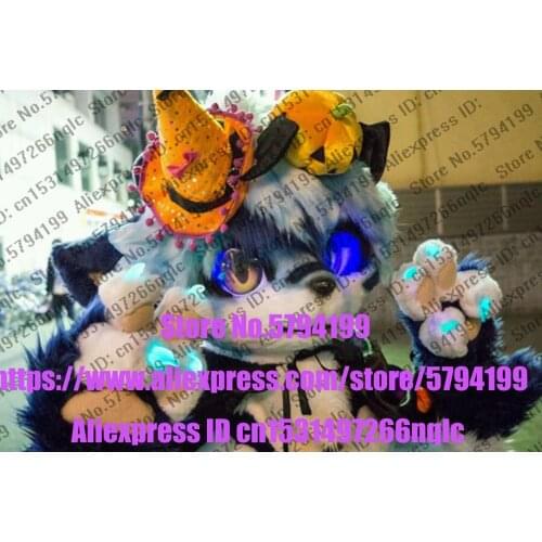 Customized Available REAL PHOTO dx0058 head CAT full sets husky dog Suit fursuit Costume fox Party Carnival Gift