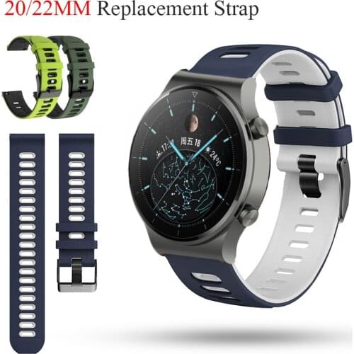Silicone Band For Huawei Watch Gt 2 Pro Sport Rubber Watchband For Huawei Gt2 Pro Wristband Replace Bracelet