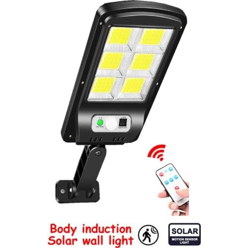 Tabular oblong Rotatable Super Bright 6 Head LED Solar Light COB Sensor IP65 Waterproof Solar Lamp Wall Lamps Outdoor Garden Dec