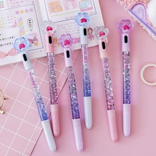 Cat Claw Light Gel Pen Oil Flow Sofa Gel Pen Creative Stationery Cute Pen Office School Student Gift