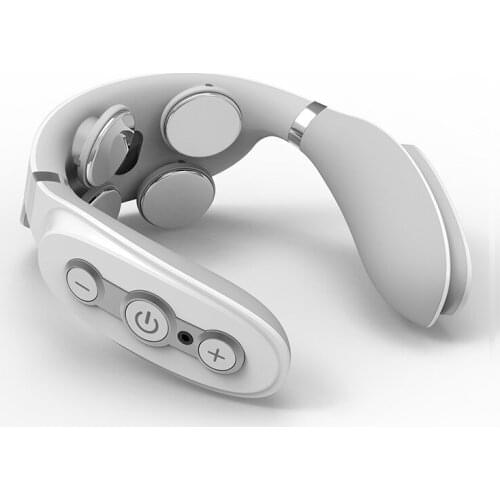 Smart Electric Neck Massager Magnetic Therapy Pulse Neck Shoulder Back Body Massage Health Care Pain Relief Relaxation Massager