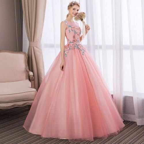 Pink Quinceanera Dresses Vestido Debutante Dourado Puffy Gowns For Prom Sweet 16 Dress Vestidos De 15 Vestido De Quincianera