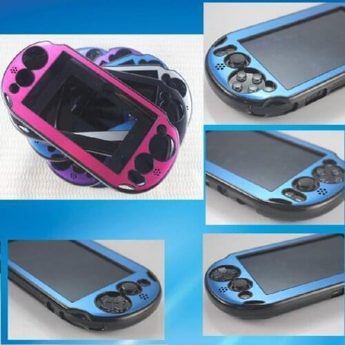 100 pcs Game Console Cover Box Aluminum Skin Case Cover Gamepad Shell for Sony PlayStation PSP Vita 2000 Gaming Accessories