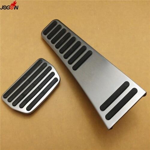 2pcs/set Gas Fuel Brake Foot Pedal Pad Plate Automatic For Volvo XC90 2015 2016 2017