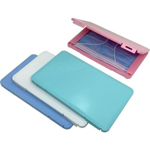 3 color Mask Storage Case Dustproof Plastic Mask Organizer Box Holder Portable Storage Box Multifunctional Container